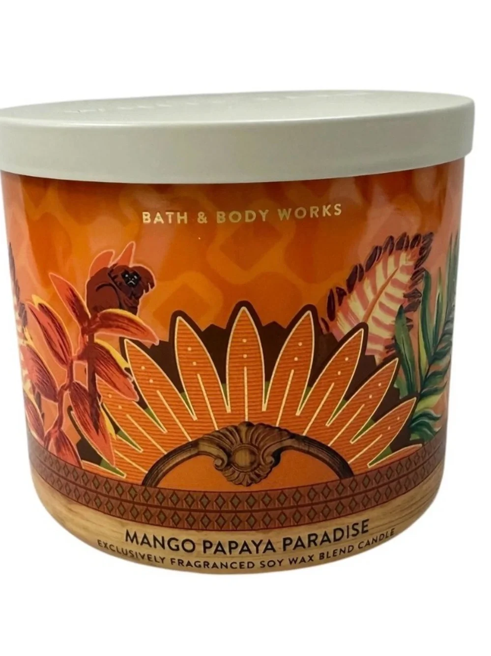 Bath and Body Works Mango Papaya Paradise Three Wick Candle